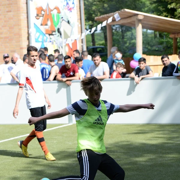 Teilnehmer des Fußballturniers