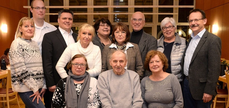 Gruppenaufnahme des Vorstandes und der Revisoren des KV Herne