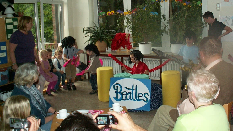 Kinder als Rockband