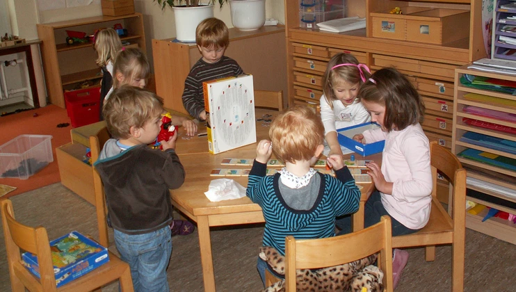 Kinder in der Gruppe