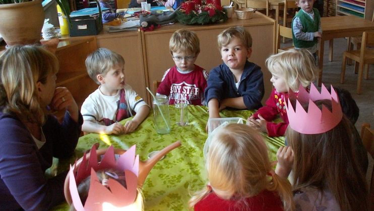 Kinder beim Forschungsprojekt