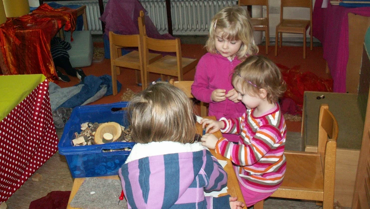 Kinder in der Kitagruppe