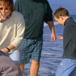 Familie am Strand