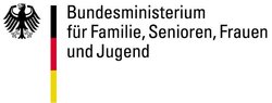 Logo: Bundesministerium für Familie, Senioren, Frauen und Jungend