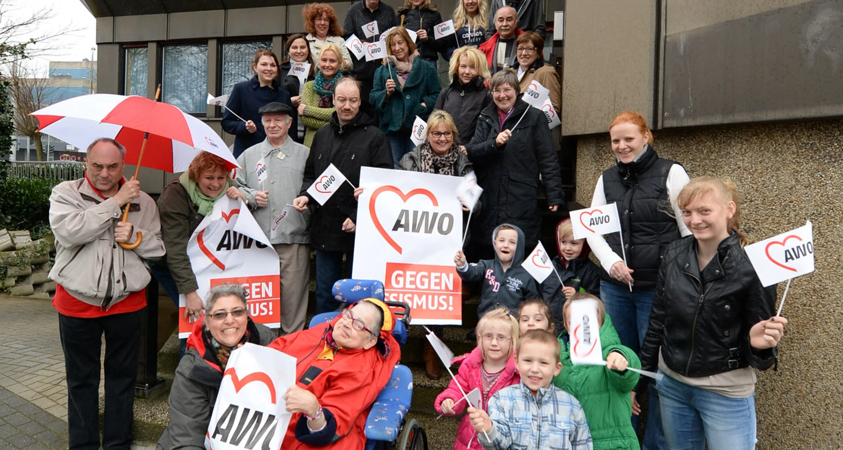 Herner AWO Mitarbeiter und Bewohner der Einrichtung Am Mühlenbach