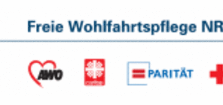 Logos der Mitglieder der freien Wohlfahrtspflege NRW