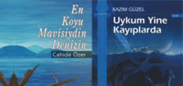 Buchtitel: Das tiefste Blau des Meeres bist Du, Cahide Özer und Wieder eine dieser schlaflosen Nächte, Kazim Güzel