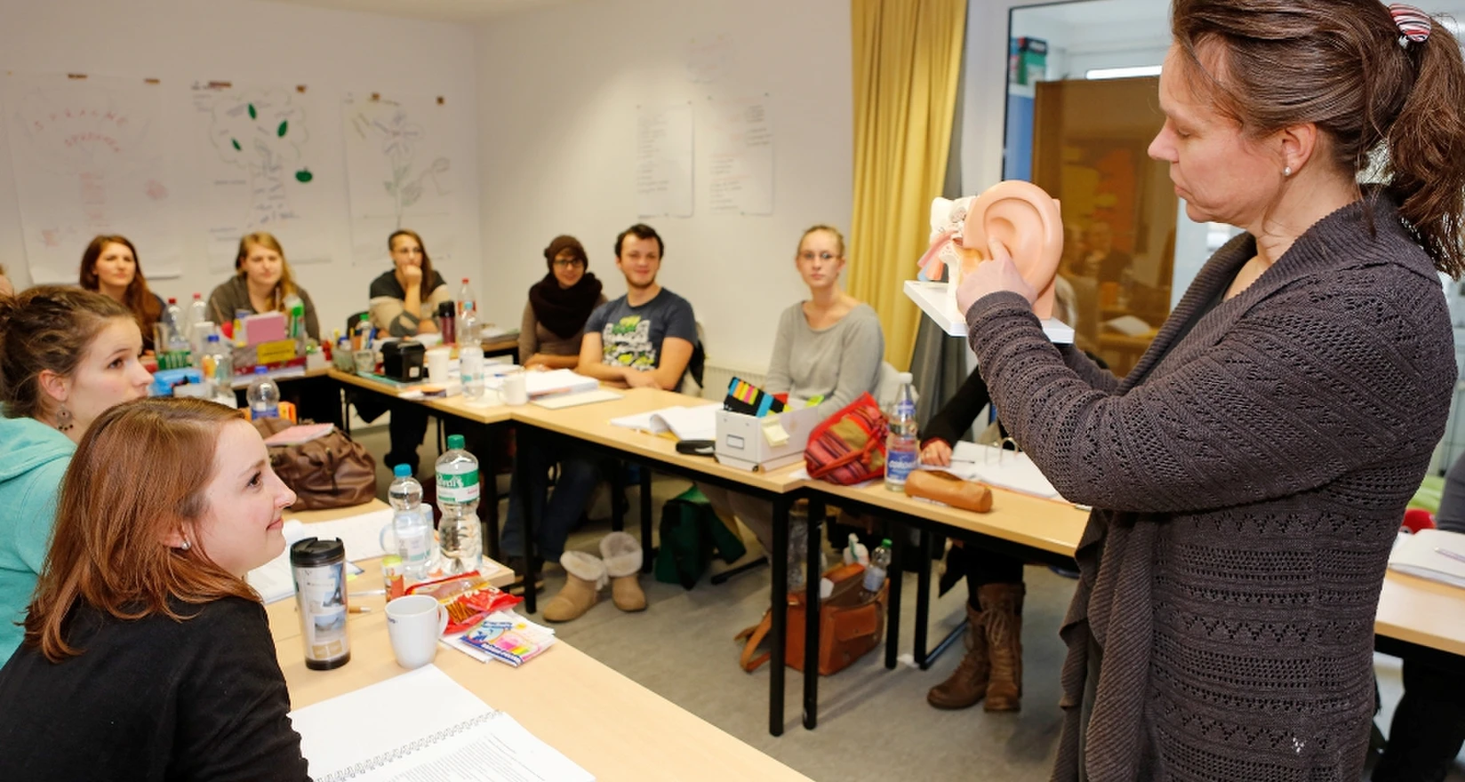 Unterricht in der Logopädieschule