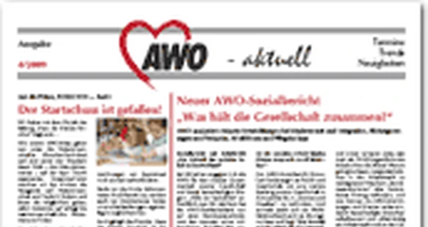 Titelseite der Zeitung AWO – aktuell (Ausgabe 4/2009)