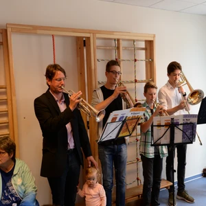 Musikgruppe (Bläser) in der Kita Am Schamberge