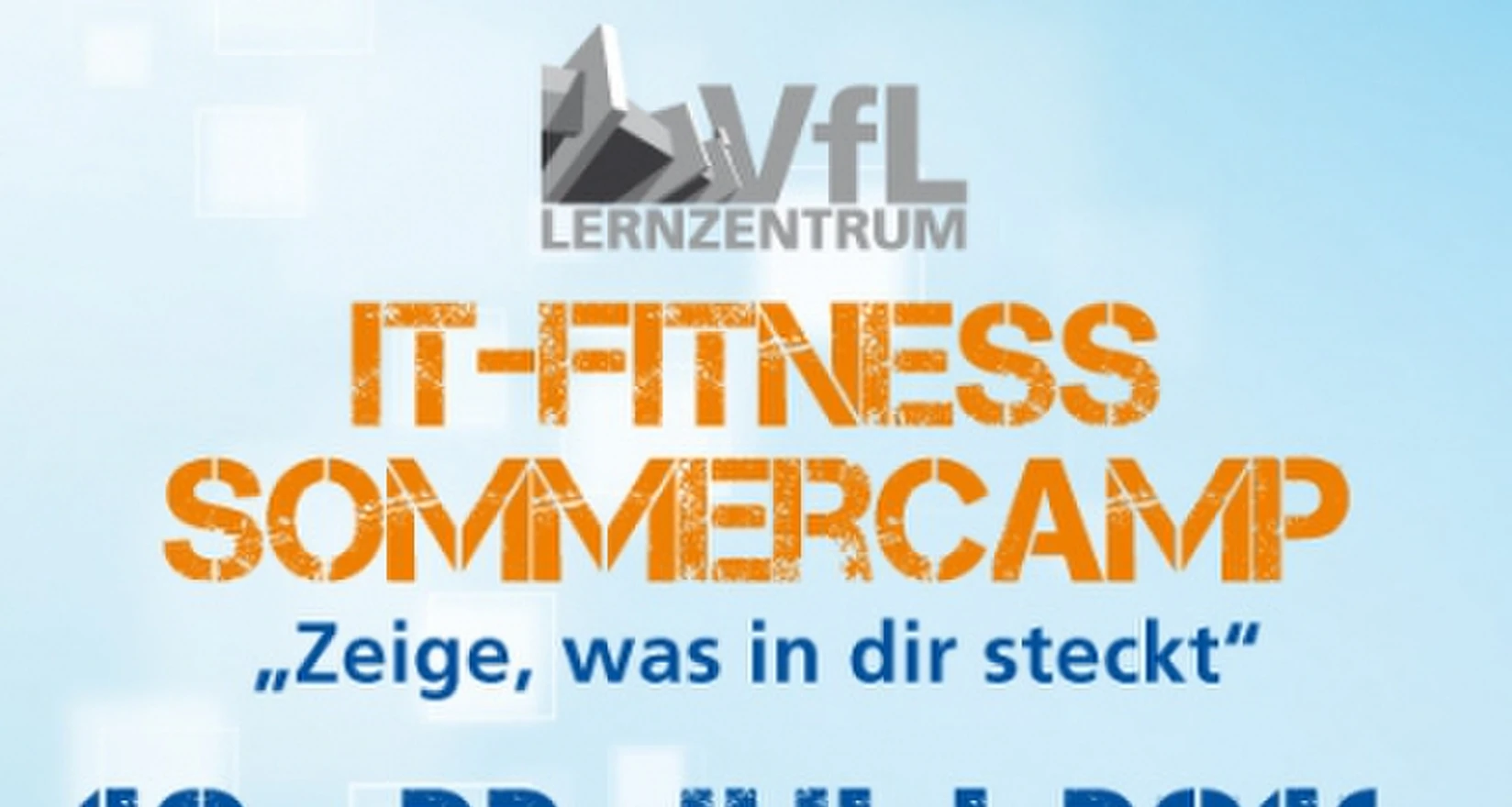 Ankündigungsplakat IT Camp