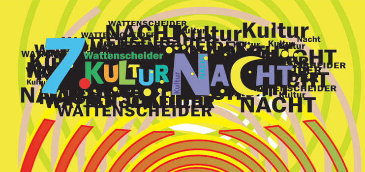 Ankündigungsplakat Wattenscheider Kulturnacht 2014